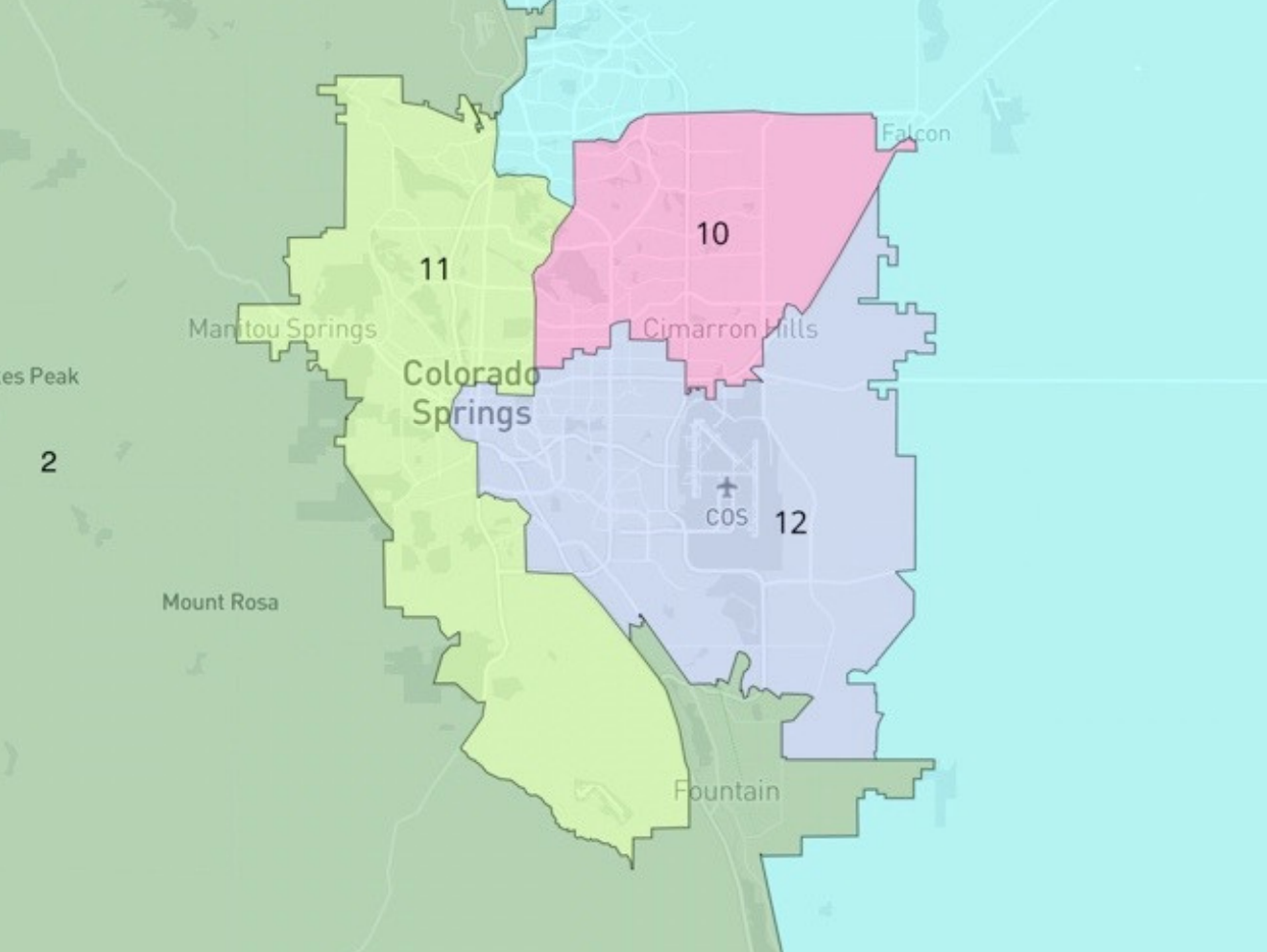 CLLARO Colorado Springs-area Senate district proposal